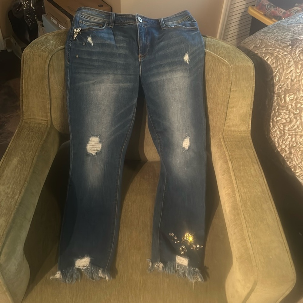 INC Jeans with Diamonds